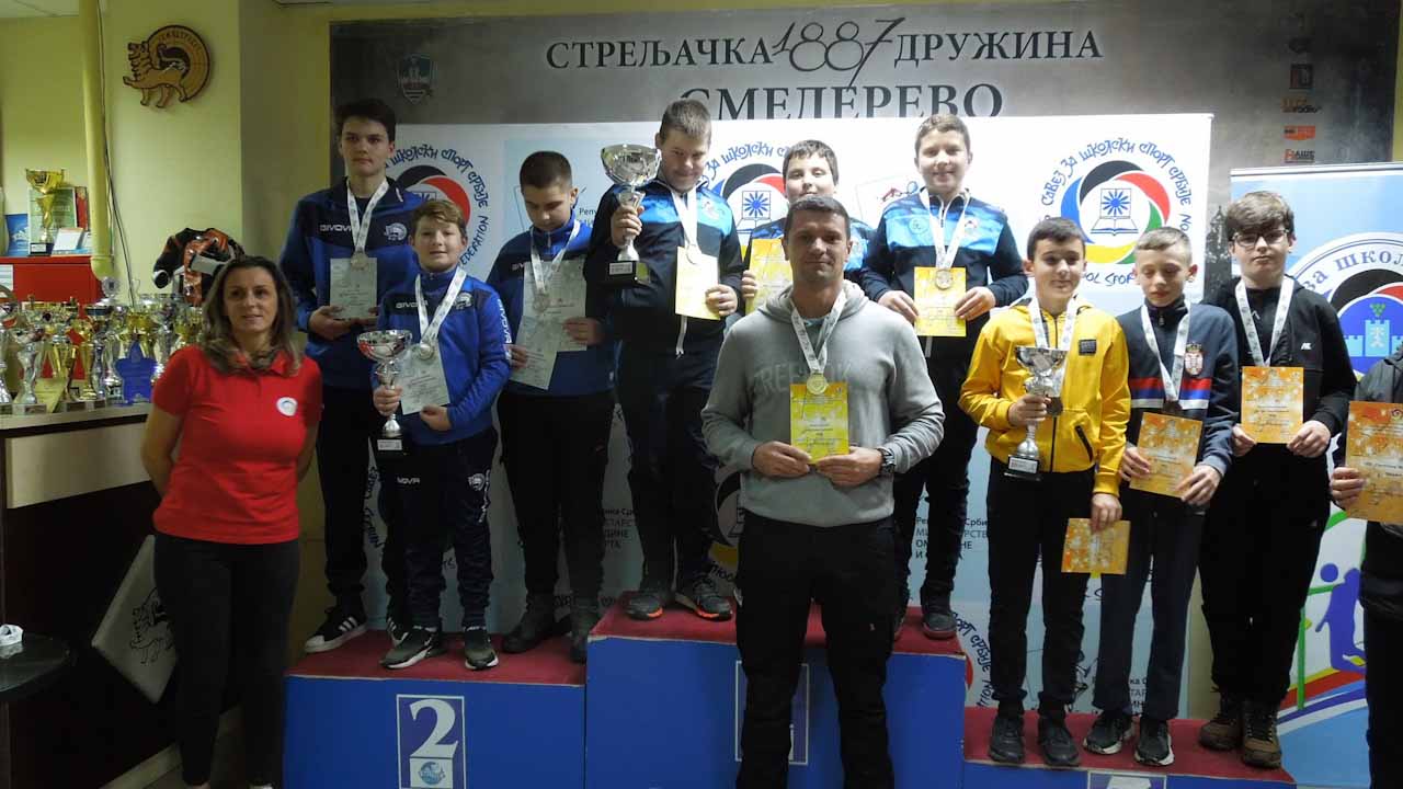 Školsko prvenstvo Srbije: Po dva zlata u Pančevo, Smederevsku Palanku i Inđiju